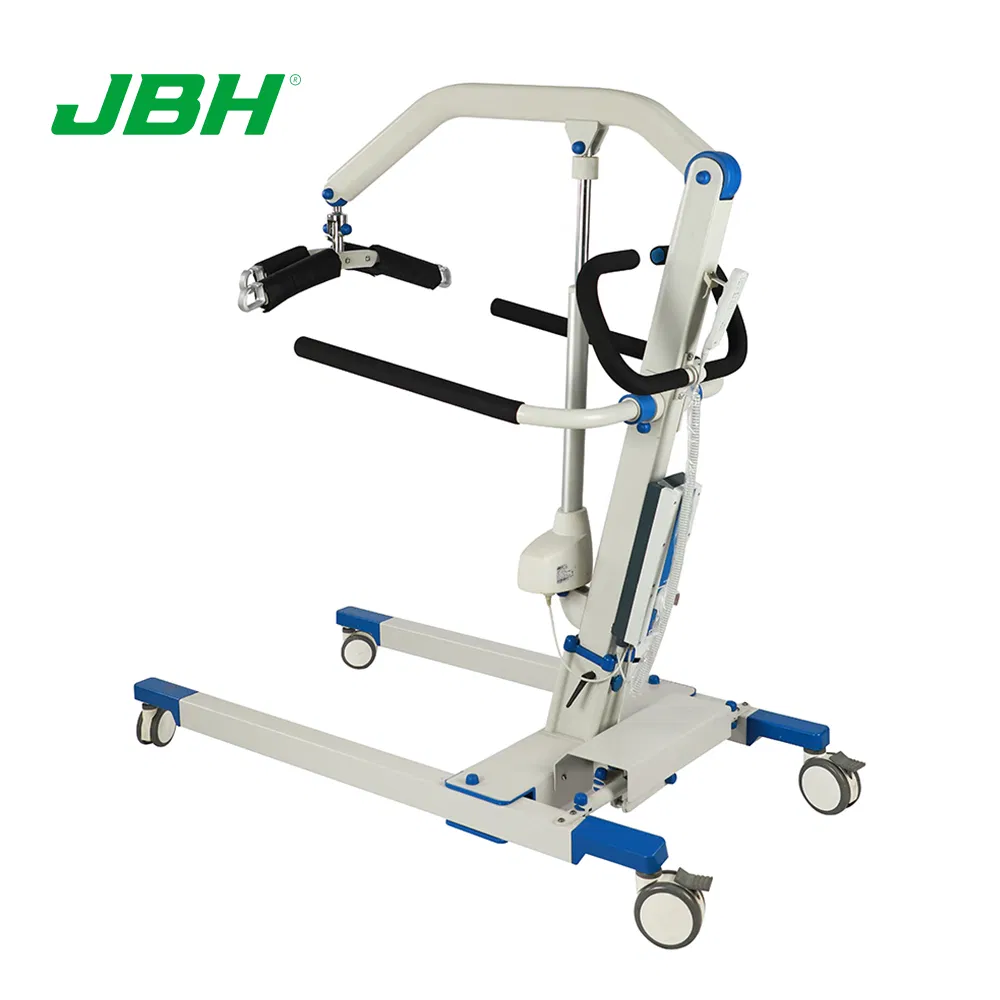 Four Wheels Hospital Standing Style Electric Foldable Patient Lift