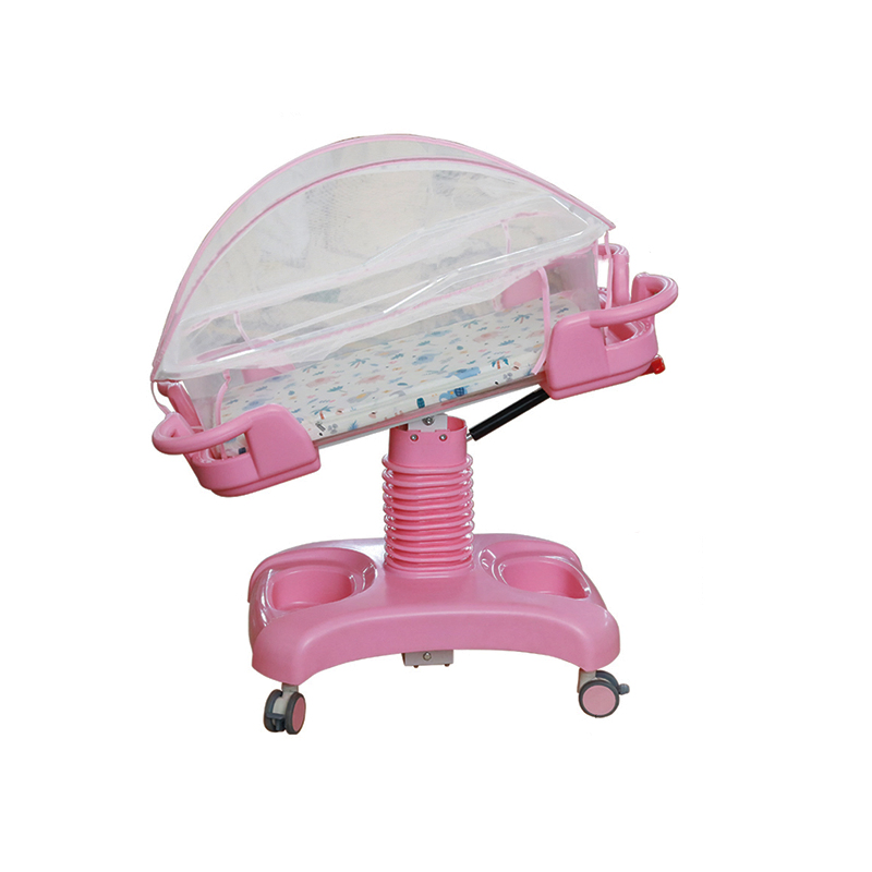 Multifunctional Medical Baby Carriage Infant Bed ABS Hospital Baby Crib with Wheels Medical Cot Bed