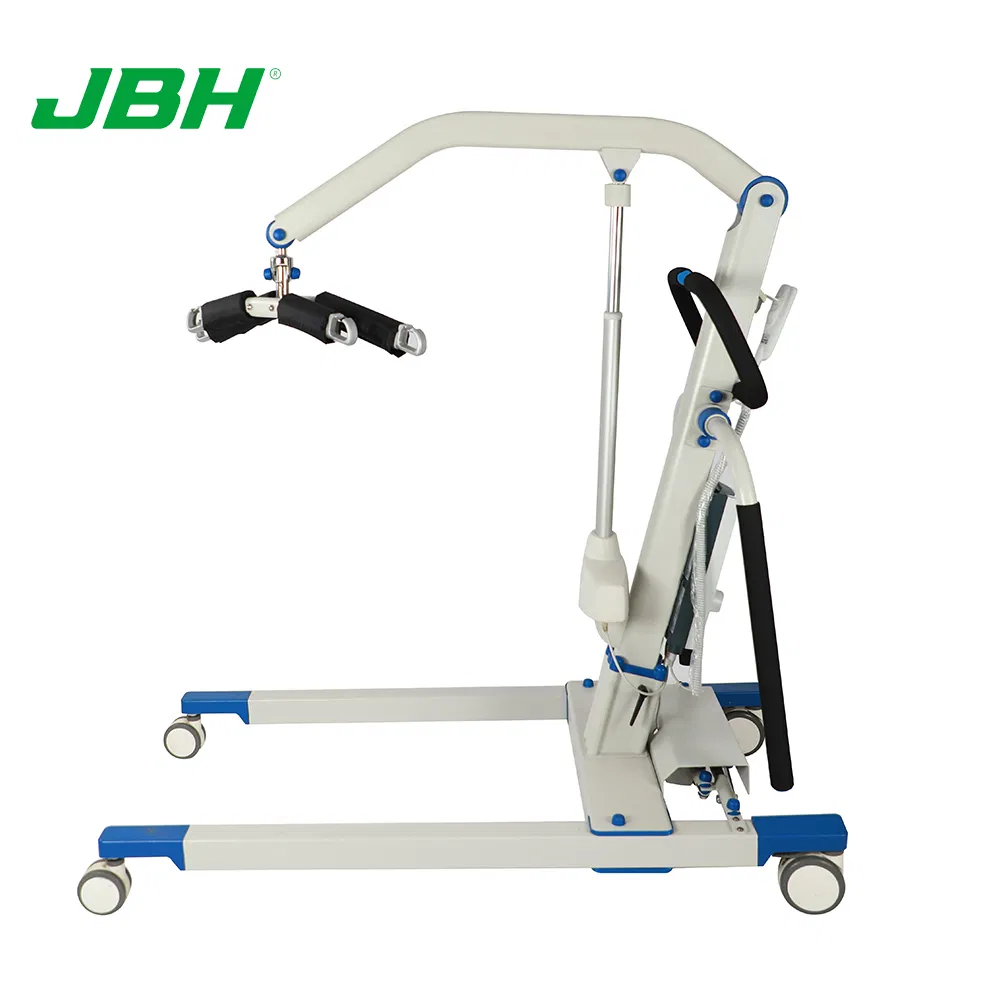 Four Wheels Hospital Standing Style Electric Foldable Patient Lift