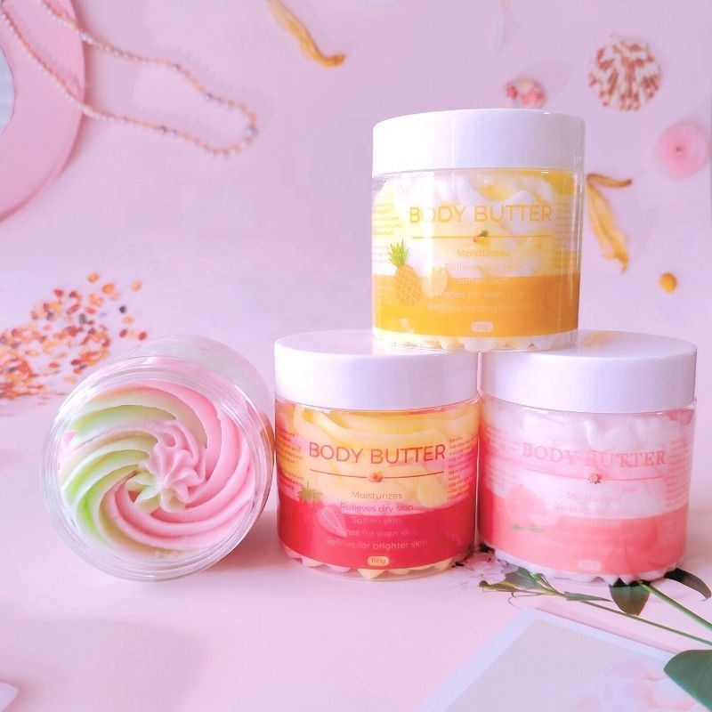 Wholesale Custom Vegan Natural Shea Butter Body Lotion with Moisturizing Repairing Properties