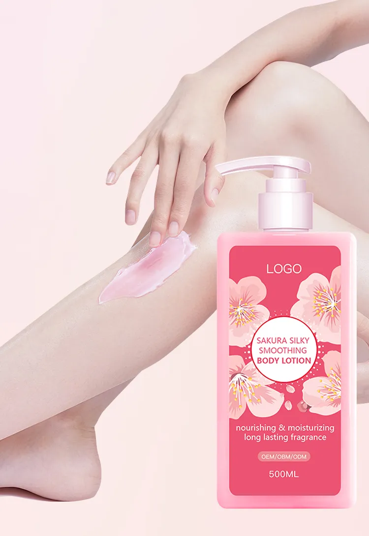 Body Care Private Label Custom Beauty Skin Care Long-Lasting Fragrance Dedicate Sakura Whitening Body Lotion