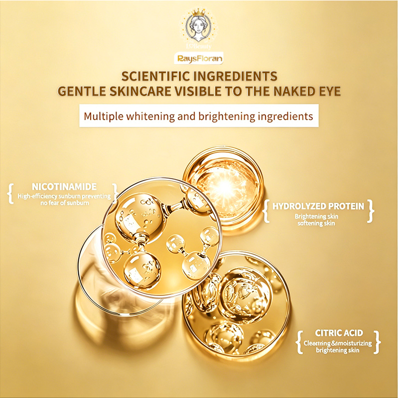 Aojie Organic Scientific Ingredients Gentle Skincare Visible Naked Eye Whitening Brightening Body Cream Rose Fragrance For All