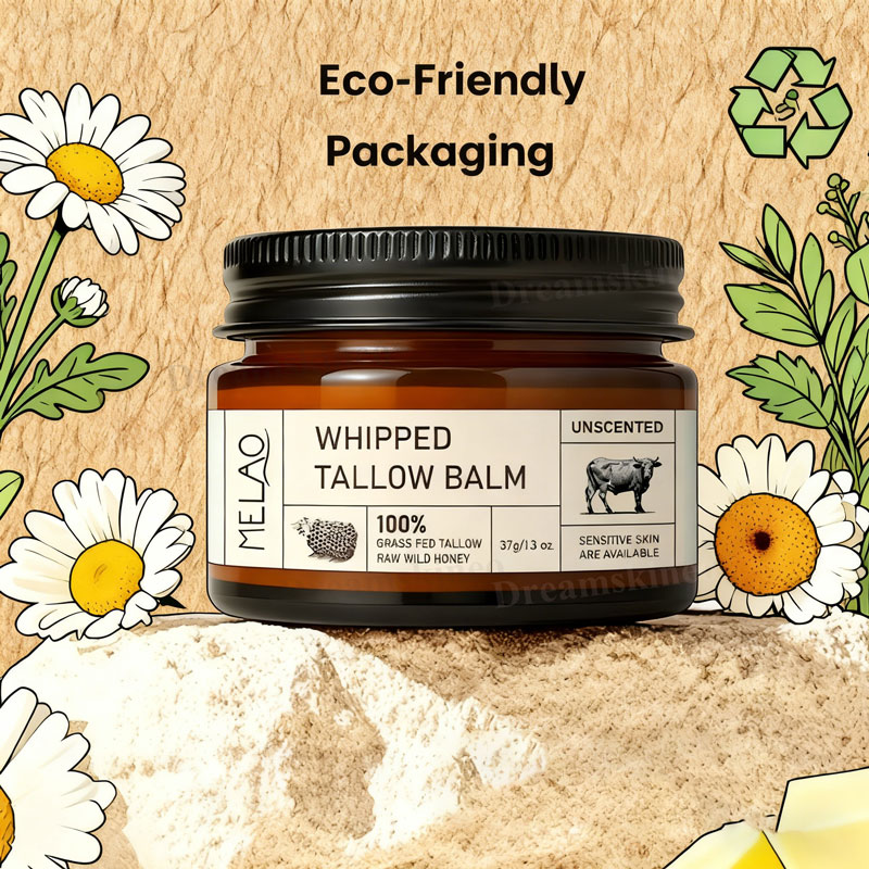 Tallow Balm Honey Organic Moisturizer Cream Soft Essential Beeswax High Quality Skin Private Label Body Lotion Nourishing