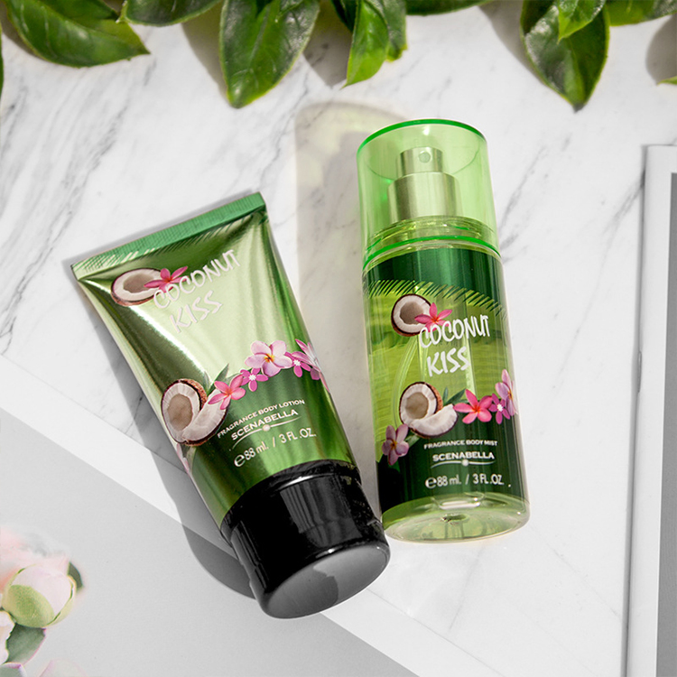 Private Label Mini Set Christmas Body Spray and Lotion Set Mositure Hand Body Lotion