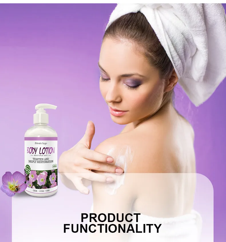 Private Label Natural Brightening Cream Skin Care Whitening Firming Body Lotion for Black Skin