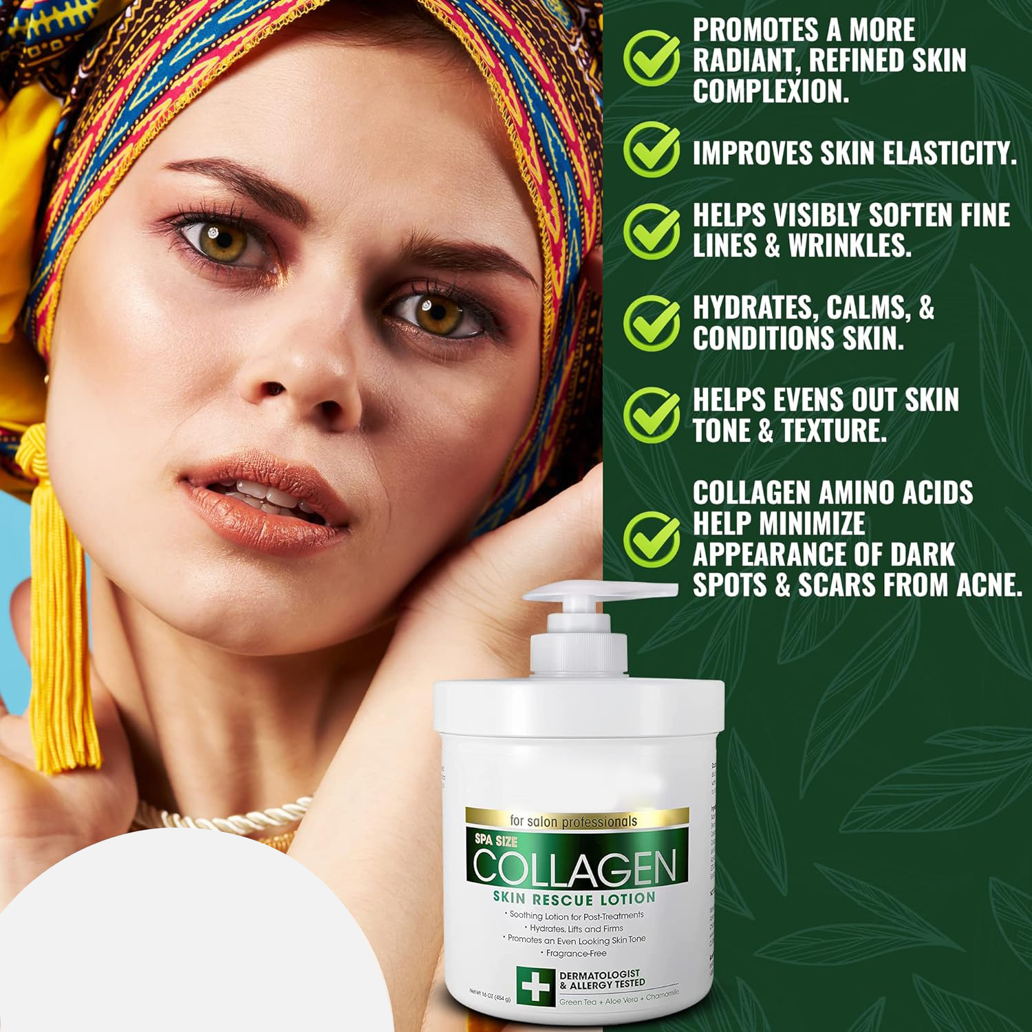 High Demand Best Organic Cruelty-Free Retinol &amp; Collagen Vegan Herbal Silicone-Free Body Lotion with Vitamin C for Dry Skin
