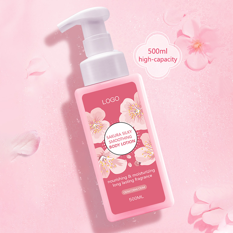 Body Care Private Label Custom Beauty Skin Care Long-Lasting Fragrance Dedicate Sakura Whitening Body Lotion