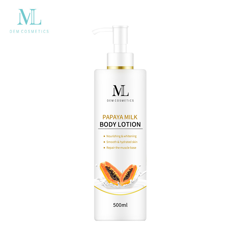 Body Skin Care Factory Custom Natural Aloe Vera Papaya Body Lotion Set Wholesale Organic Coconut Lightening Body Lotion