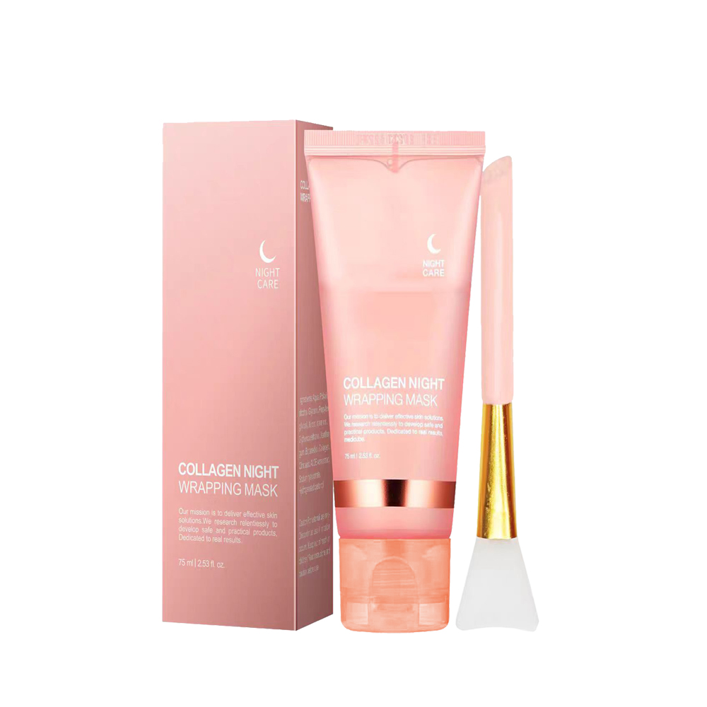 Korean Hydrolyzed Collagen &amp; Vitamin C Anti-Aging Nourishing Cream Facial Mask For All Skin Types-CLOVER RENA Brand