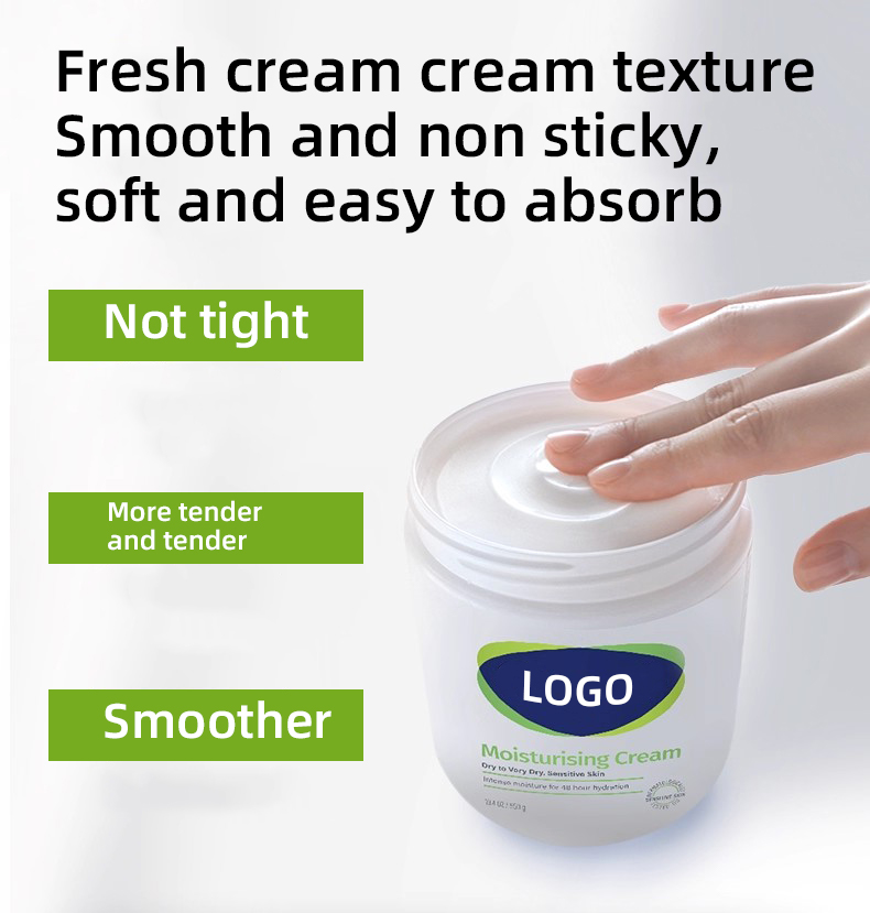 Natural Organic Children's Moisturizing Cream & Body Lotion Large White Jar Niacinamide Aloe Vera Milk Fragrance Evening Use