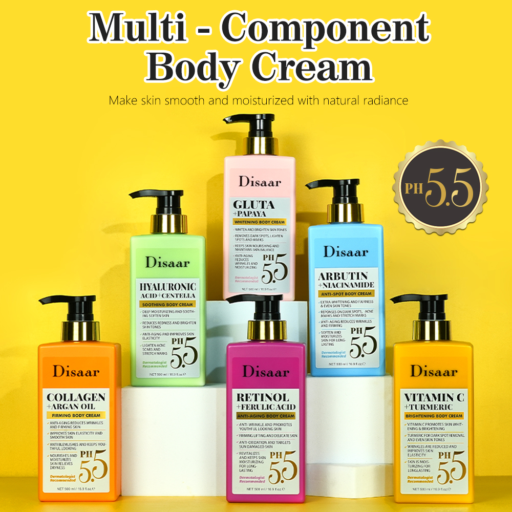 Disaar Ph5.5 Moisturizing Body Lotion Cream for Skin Firming Moisturizer Brightening Lighten Spots Body Care Lotions for Women