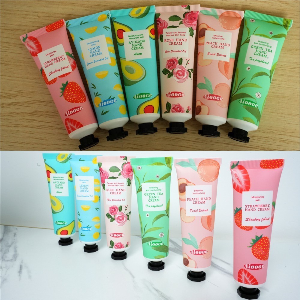 Hot Selling Non-Greasy Herbal Hand Cream Set Moisturizing Perfume Whitening Nourishing Minerals Natural Scent Normal Skin