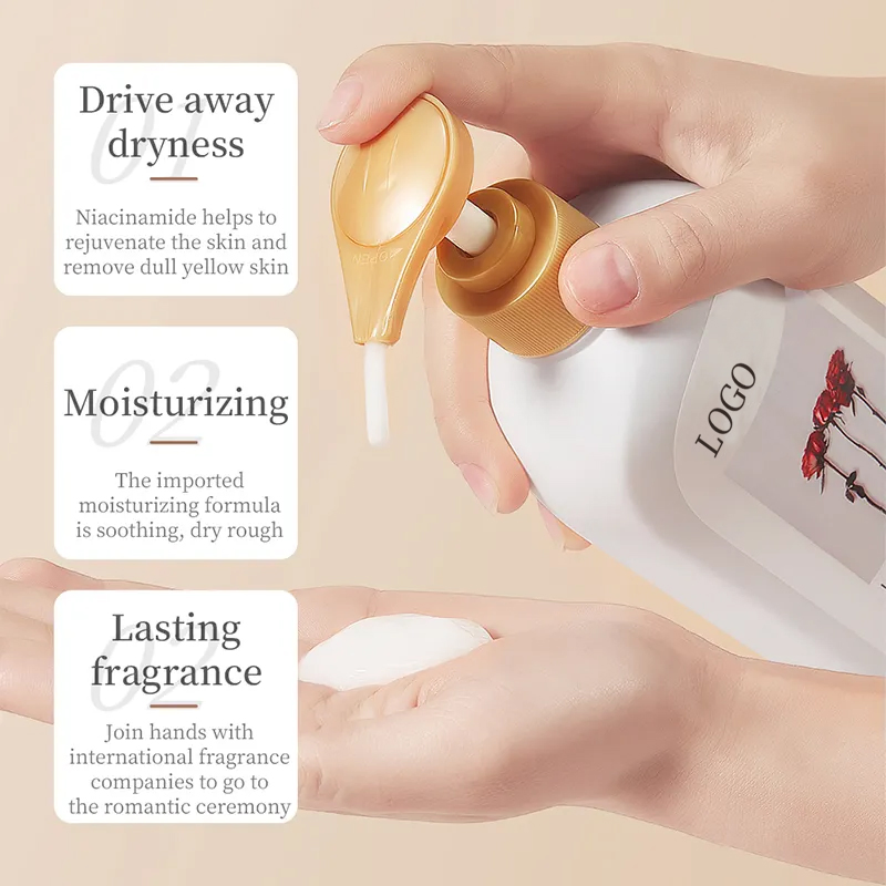 Ditong High Quality Private Label Romantic Fragrance Body Lotion Soft Smooth Beauty Products Whitening Brightening Body Cream