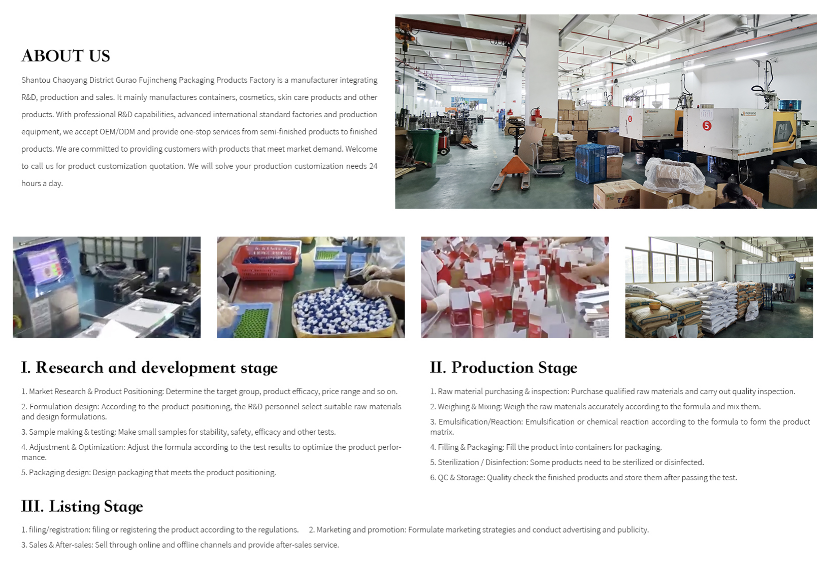 Production Facility