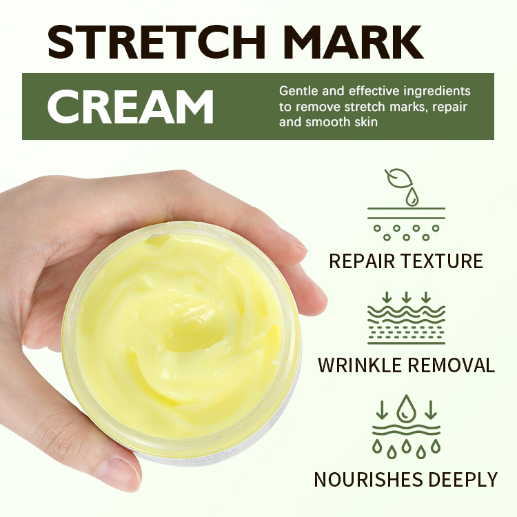 Organic Stretch Mark Removal Cream Body Tummy Tuck Repair Treatment Lotion Moisturizing Scar Removal Cream Shea Butter Herbal