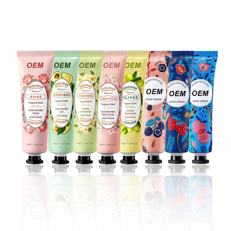 Wholesale Portable Natural Fruits Plant Ingredients Oil-Free Fruity Natural Scent Whitening Moisturizing Hand Cream For Normal