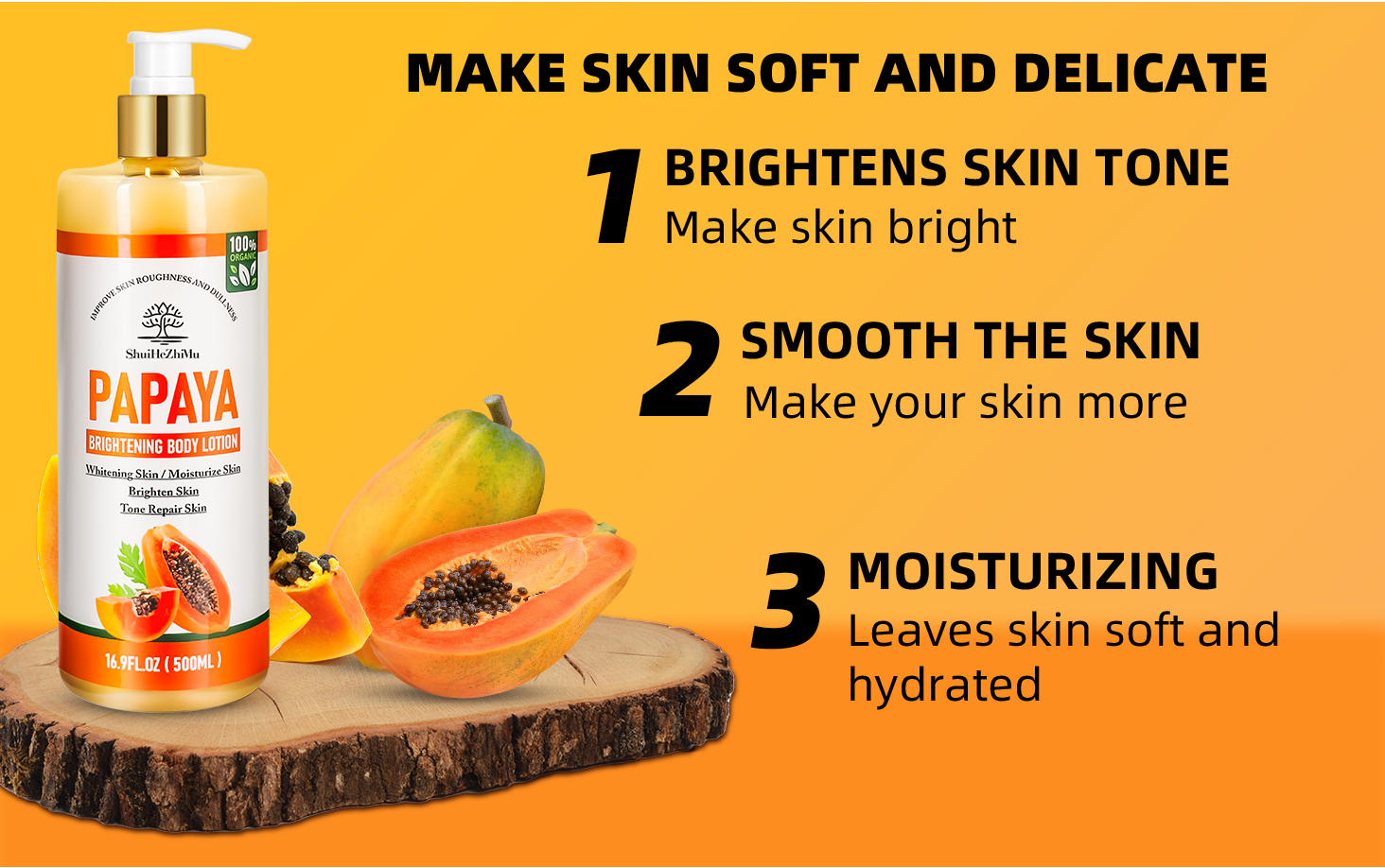 Papaya Body Lotion Showcase 5