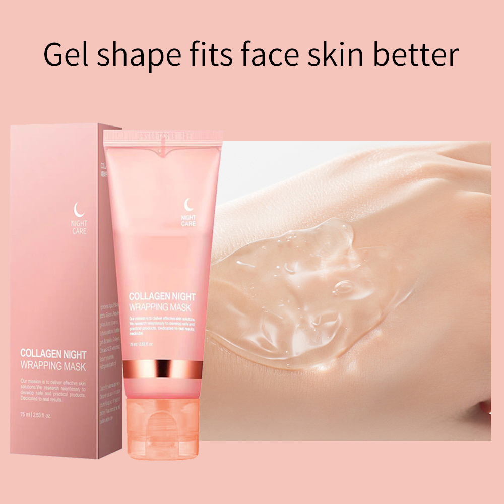 Korean Hydrolyzed Collagen &amp; Vitamin C Anti-Aging Nourishing Cream Facial Mask For All Skin Types-CLOVER RENA Brand