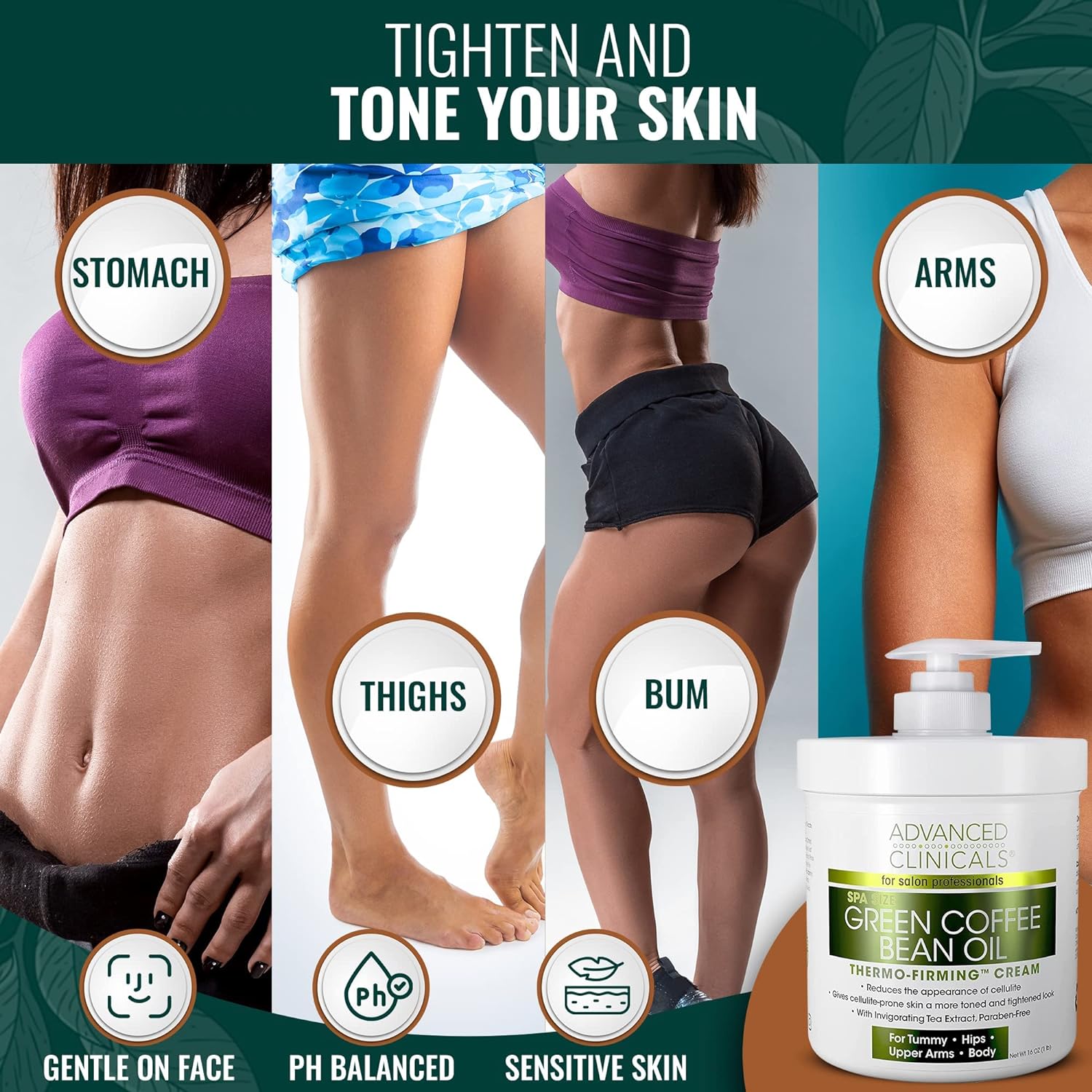 Free Samples Vegan Vitamin C Herbal Coffee Extraction Body Moisturizer for Dry Skin with Skin Firming Benefits