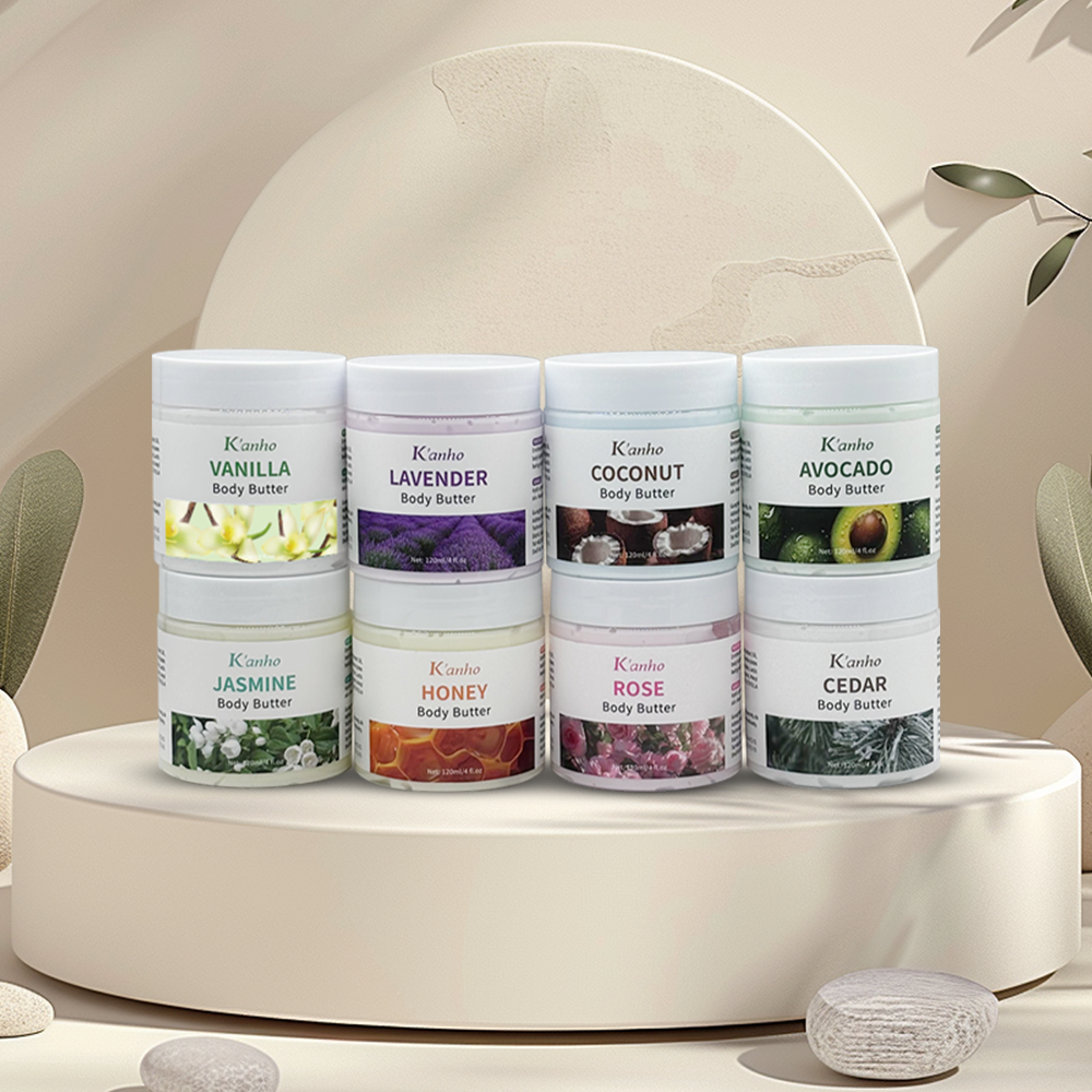Wholesale Moisturizing Shea Butter Lavender Jasmine Vanilla Coconut Floral Honey Body Butter Cream Lotion