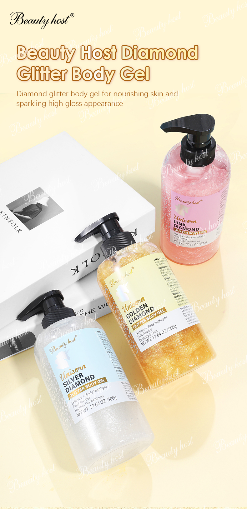 Glitter Body Gel Features