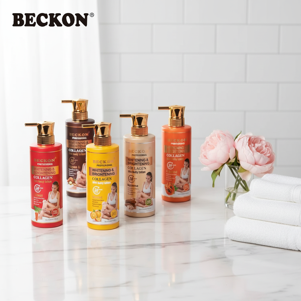 BECKON PRODUCTS 500ml Collagen Moisturizing Body Lotion Women Non-Greasy Fragrance Sooth Whitening Body Lotion