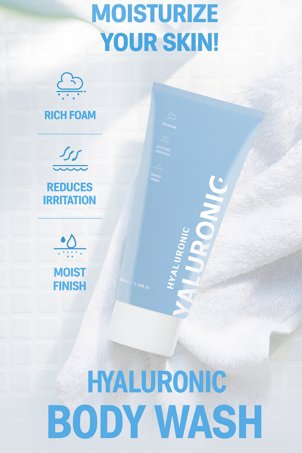 Hyaluronic Acid & Collagen Body Lotion with Glycerine for Women Adults All Skin Types-Seoul Made 3-Year Shelf Life