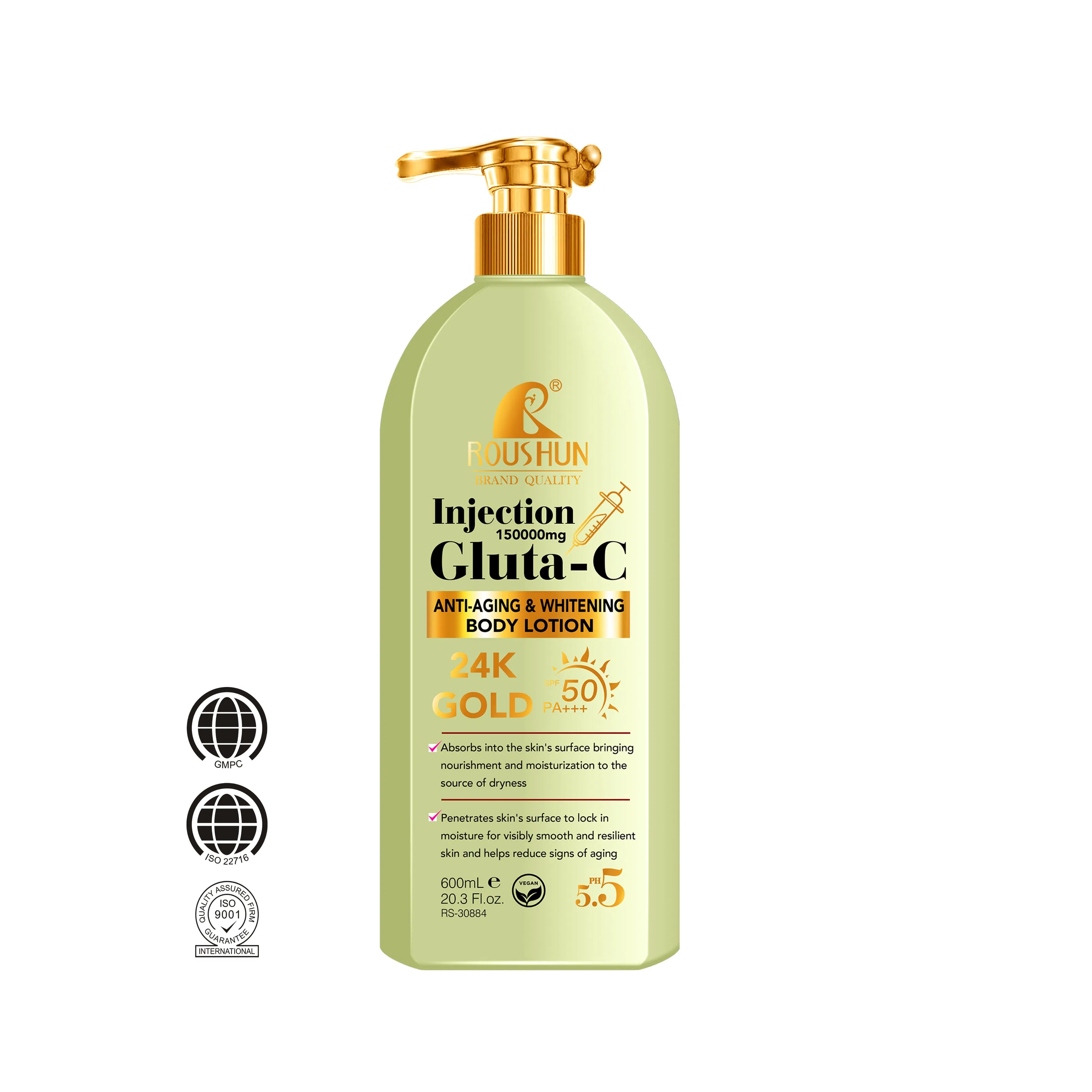 Roushun Gluta-C Anti-Aging &amp; Whitening Body Lotion Moisturizing Smooth