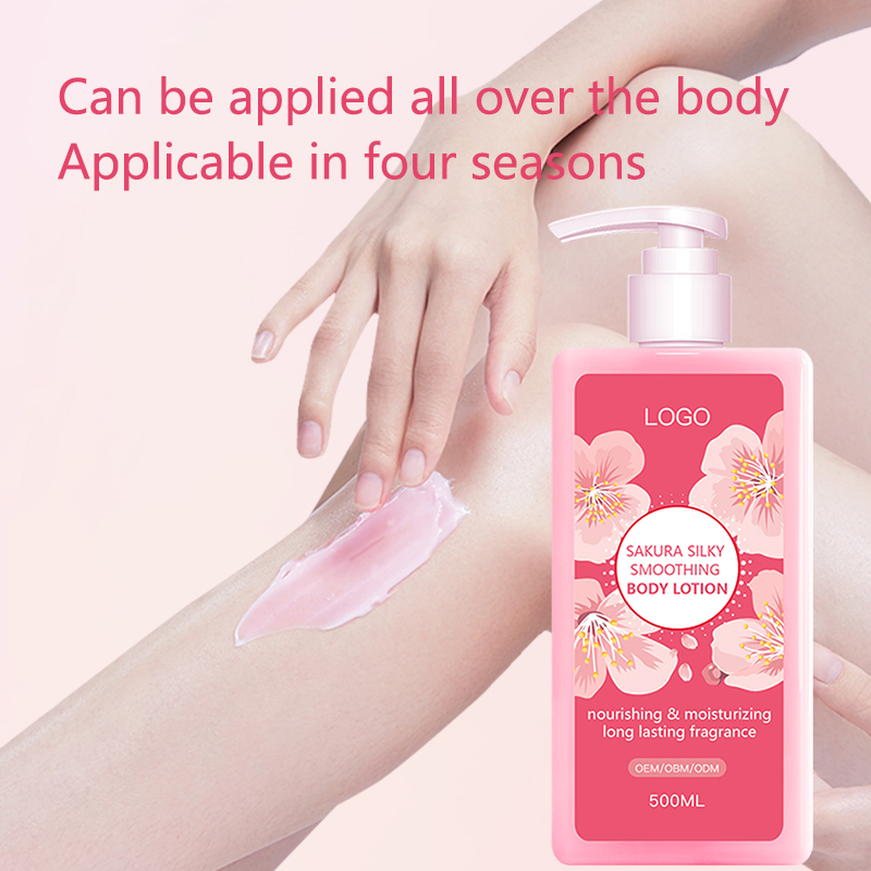 Body Care Private Label Custom Beauty Skin Care Long-Lasting Fragrance Dedicate Sakura Whitening Body Lotion