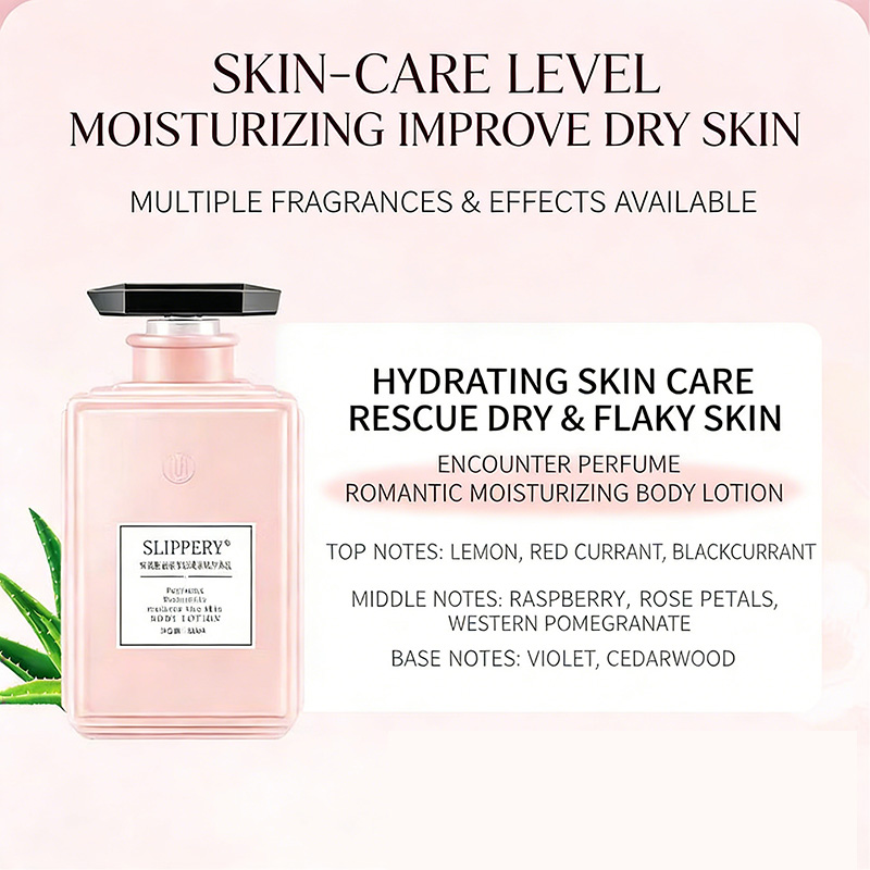 Manufacturer Hydrating Long-Lasting Scent Aloe Vera Extract Non-Greasy All Skin Types Floral Natural Fragrance Body Lotion