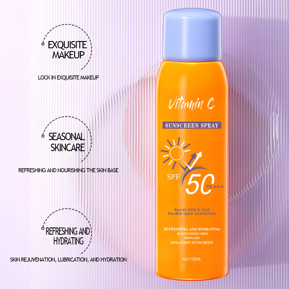 High Power SPF50PA+++ Organic Moisturizer Sunscreen Spray Whole Body Refreshing UV Protection Isolation Lotion