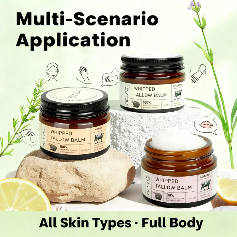 Tallow Balm Honey Organic Moisturizer Cream Soft Essential Beeswax High Quality Skin Private Label Body Lotion Nourishing