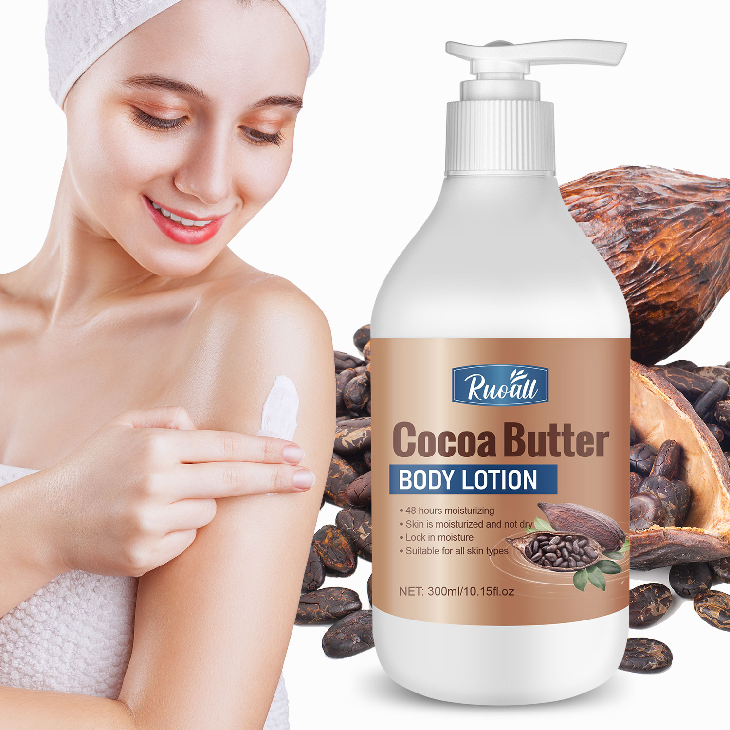 Cocoa Oil Body Lotion Detail 1