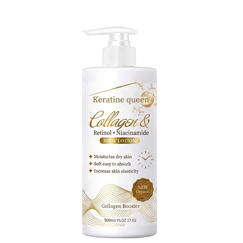 Natural African Skin Whitening Body Lotion 500ml Dark Spot Corrector Brightening Body Milk with Ceramides