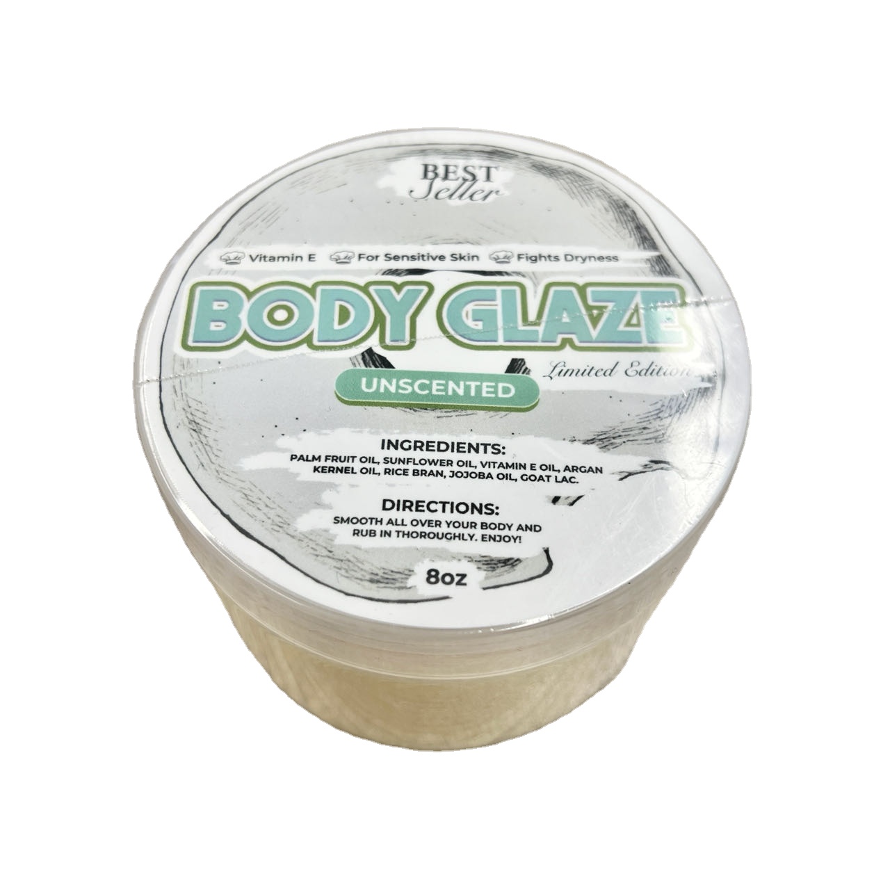 OEM Butter Glaze Butter Perfume Shimmer Body Lotion Fragrance Free Suitable for Sensitive and Dry Skin