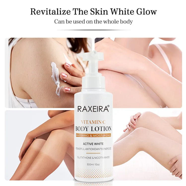 Wholesale High Quality Vitamin C Instant Permanent Whitening Moisturizing Body Lotion