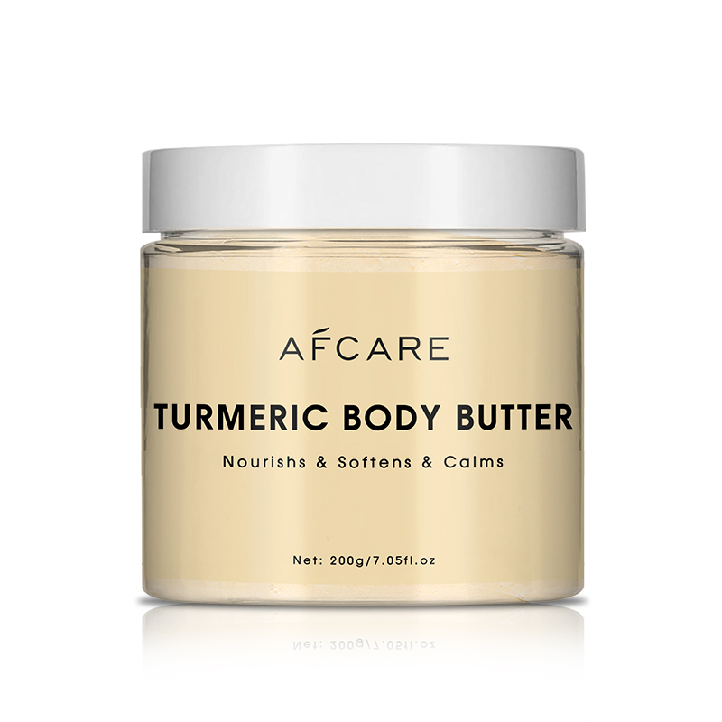 Private Label Pure Natural Whipped Butter Organic Bulk Turmeric Body Butter Lotion