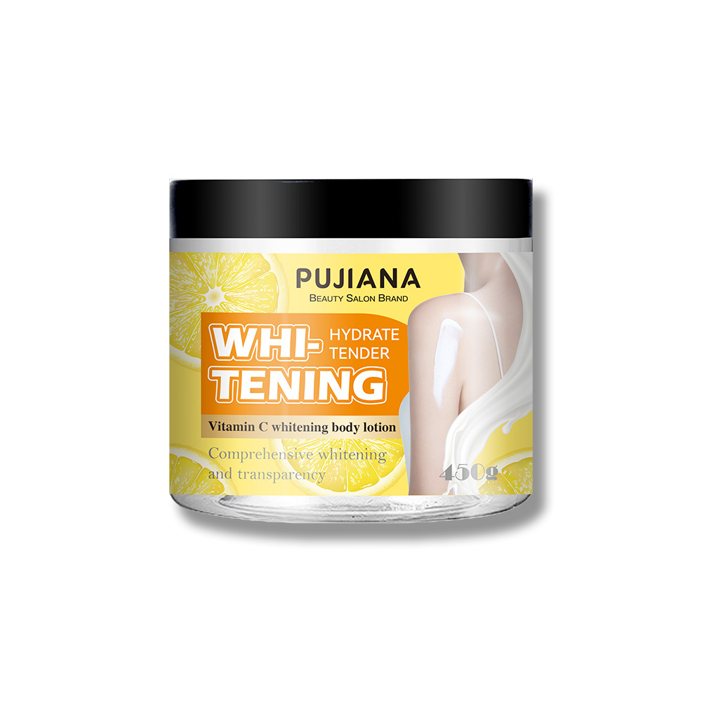 Private Label VC Brightening Body Lotion Remove Dullness Nourish Dry Skin Organic Vitamin C Skin Whitening Body Cream for Body