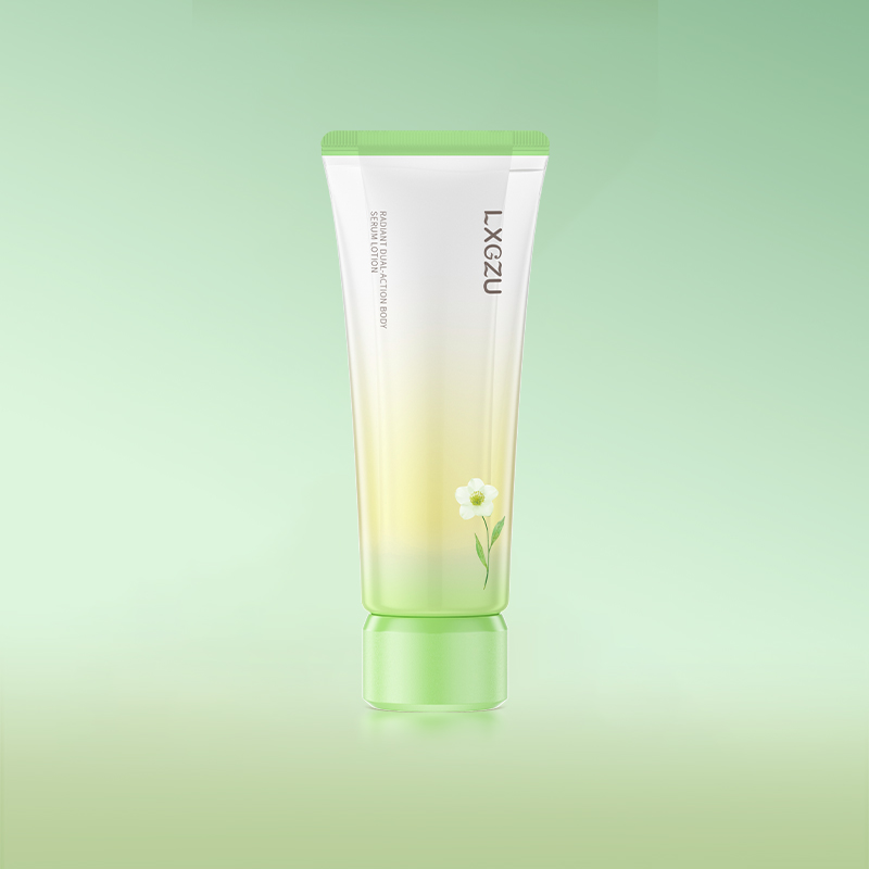 Radiance Boost Brightening Hydrating Skin Smoothing Moisture Lock Daily Body Care Luminous Silky Dual Tube Body Essence Lotion