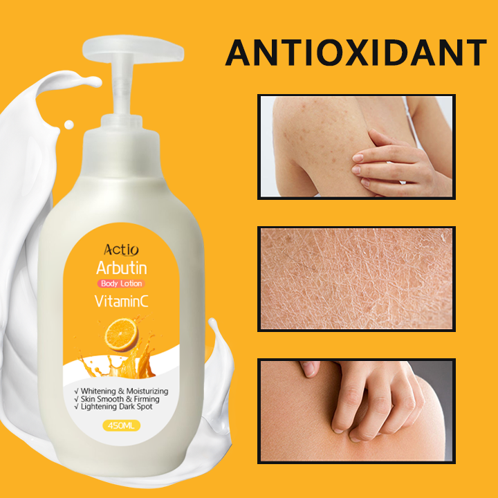 Organic Luxury Vitamin C Body Lotion Custom Clear Lotion for Dry &amp; Sensitive Skin