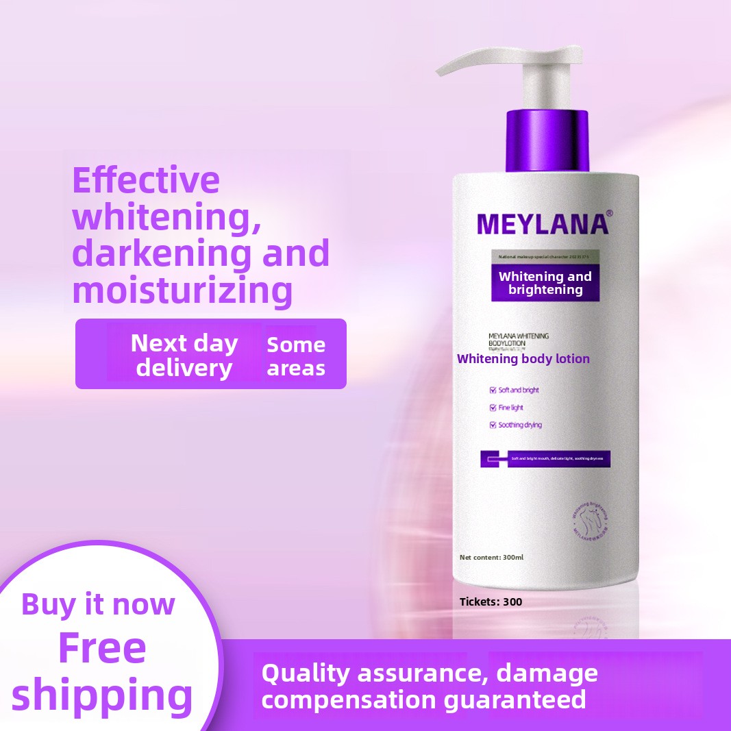 Whitening Body Lotion Vitamin C Hyaluronic Acid Long-Lasting Fresh Fragrance Removes Dry Skin Brightens Skin Tone All Skin Types