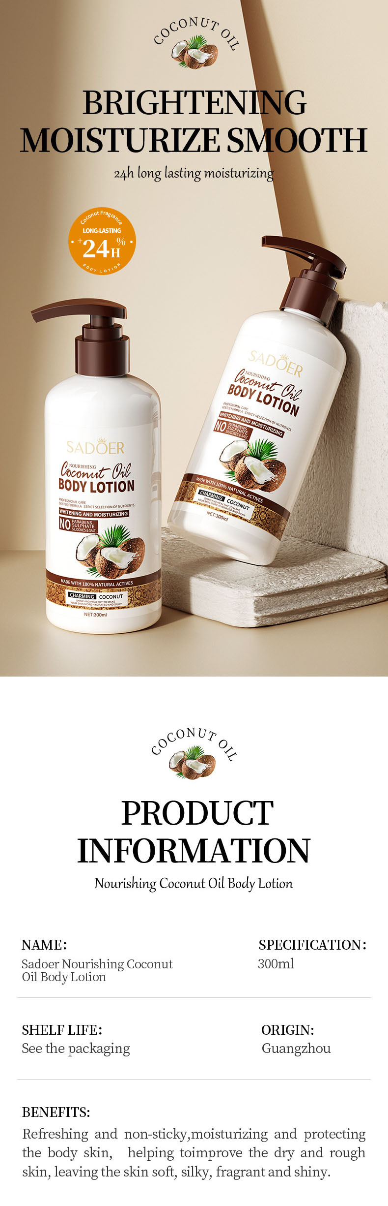 2025 News Product VC Collagen VE Body Lotion Brightening Moisturizing Skin Care Body Lotion Genuine Wholesale Price