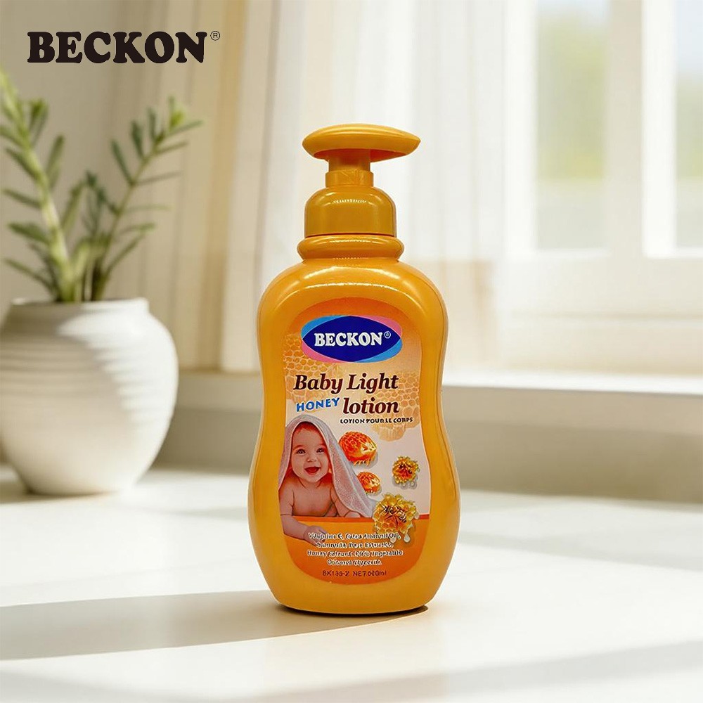 BECKON PRODUCTS 500ml Honey Extract Vitamin E Gentle Nourishing Baby Skin Care Cream Hypoallergenic Moisturizer Body Lotion