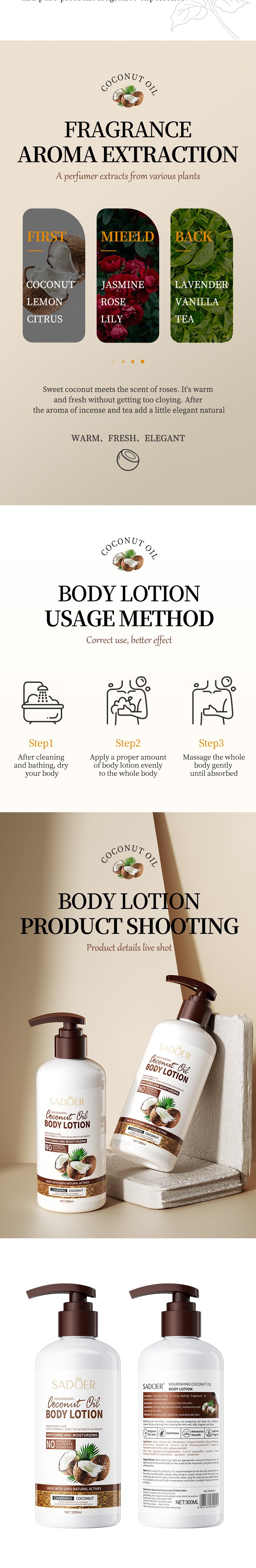 Natural Extracts Body Care Set Product Display 7