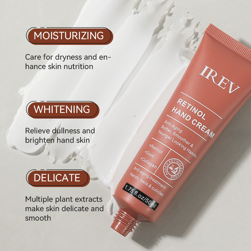 OEM ODM Retinol Hand Cream Advanced Firming Wrinkle Removal Whitening &amp; Moisturizing Nourishing Hand Lotion