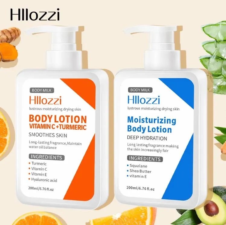 Clear Texture Makeup Cream Lotion 200ml Vitamin C Lightening Body Butter Lotion Moisturizer Vitamin C Bleaching Whitening Body Lotion for Black Skin
