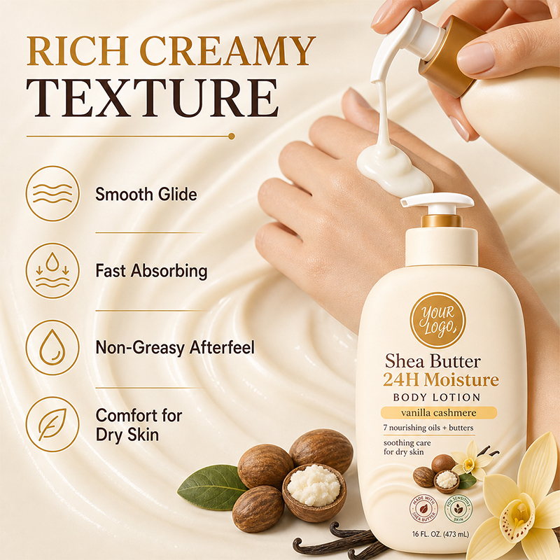Vanilla Cashmere Body Lotion Detail 2