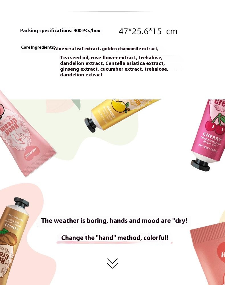 Private Label OEM Body Care Deeply Moisturizing Hand Moisture Cream Lotion