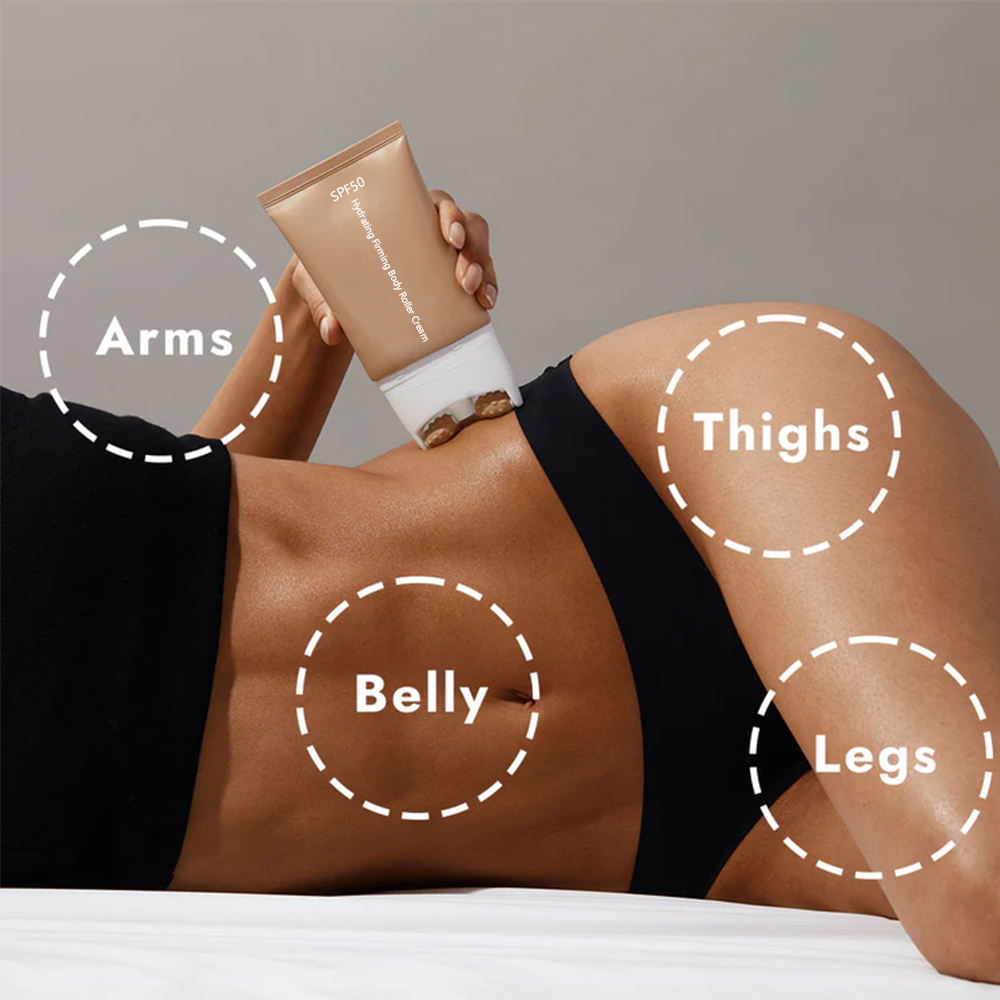 High Quality Private Label Body Roller Moisturizing Cream Luxury Firming Skin Care Spf50 Cream Body Lotion