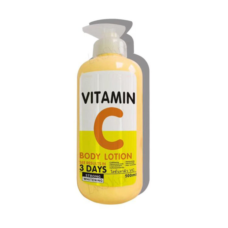 Private Label Whitening Hand Body Lotion Skin Care Lightening Shine Natural Vitamin C for Women